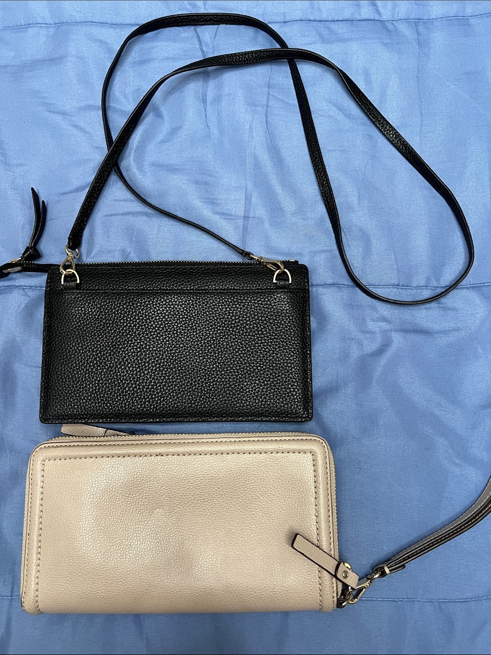 Kate Spade Black Crossbody Wallet and Cream wallet/Wristlet - Picture 3 of 10